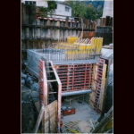 Bild 19 von 20 der Baubilder Überblick über die Bauspelle vom  Tossbecken her